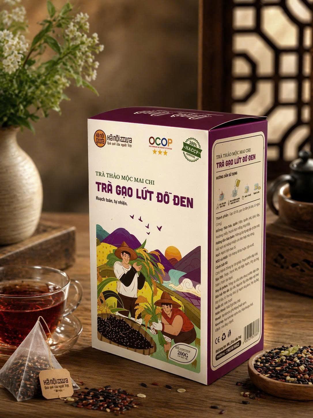 Trà Gạo Lứt Đỗ Đen