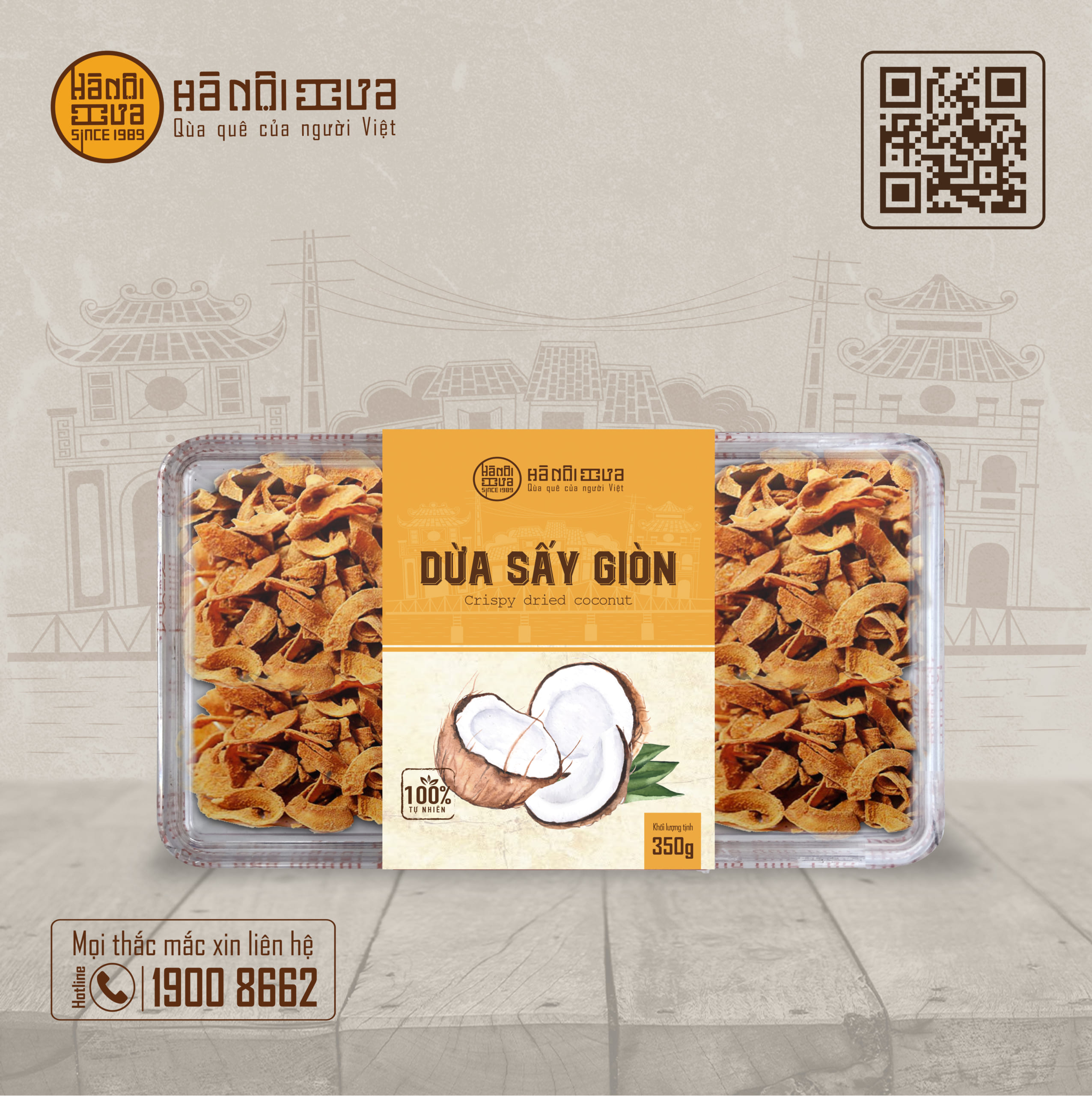 Dừa sấy giòn - Ảnh 2