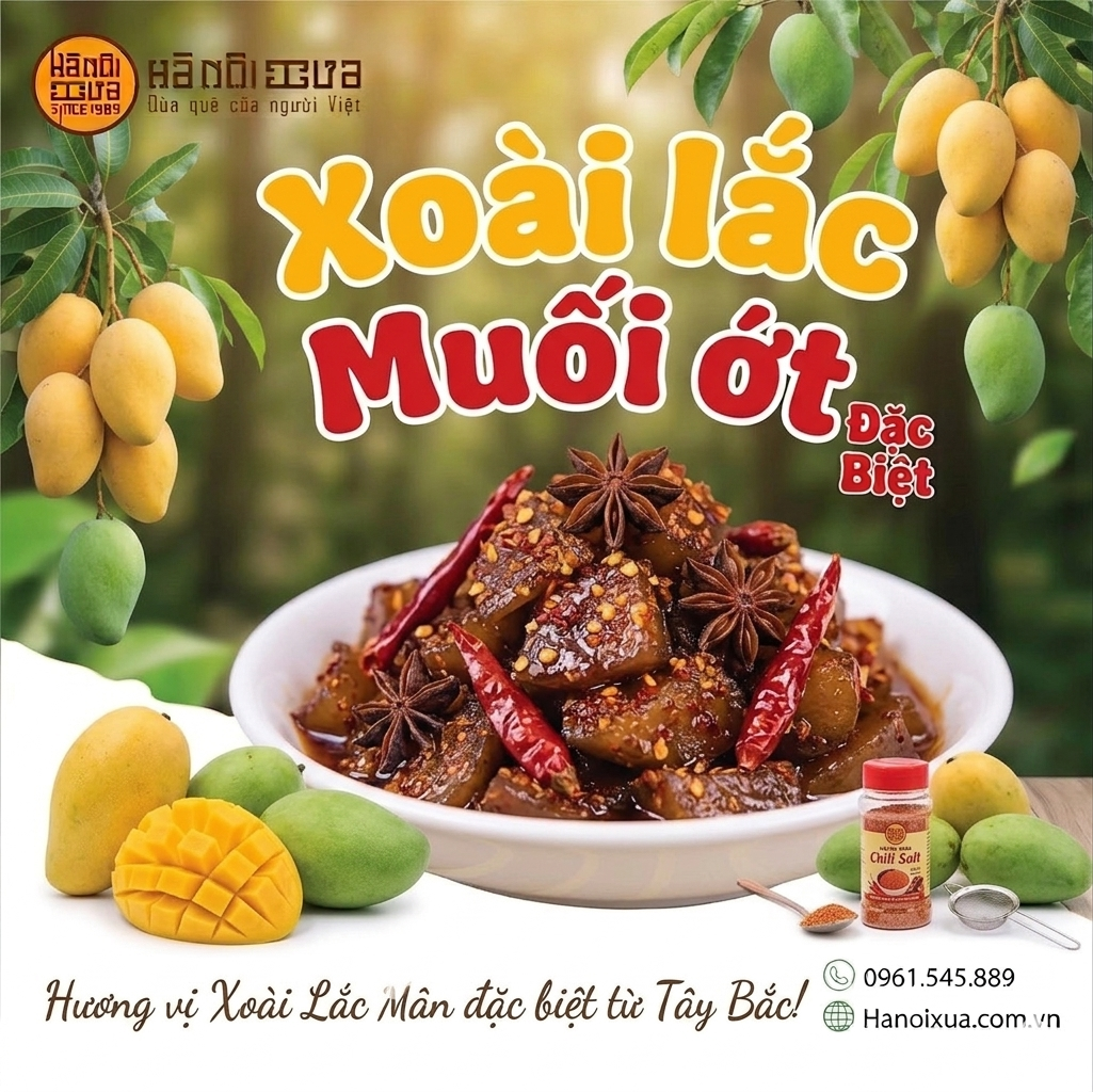 Xoài lắc muối ớt