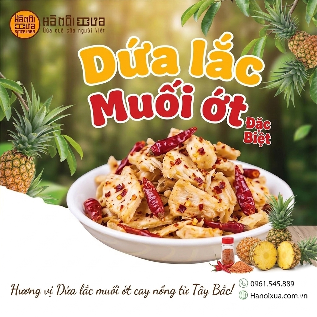 Dứa lắc muối ớt